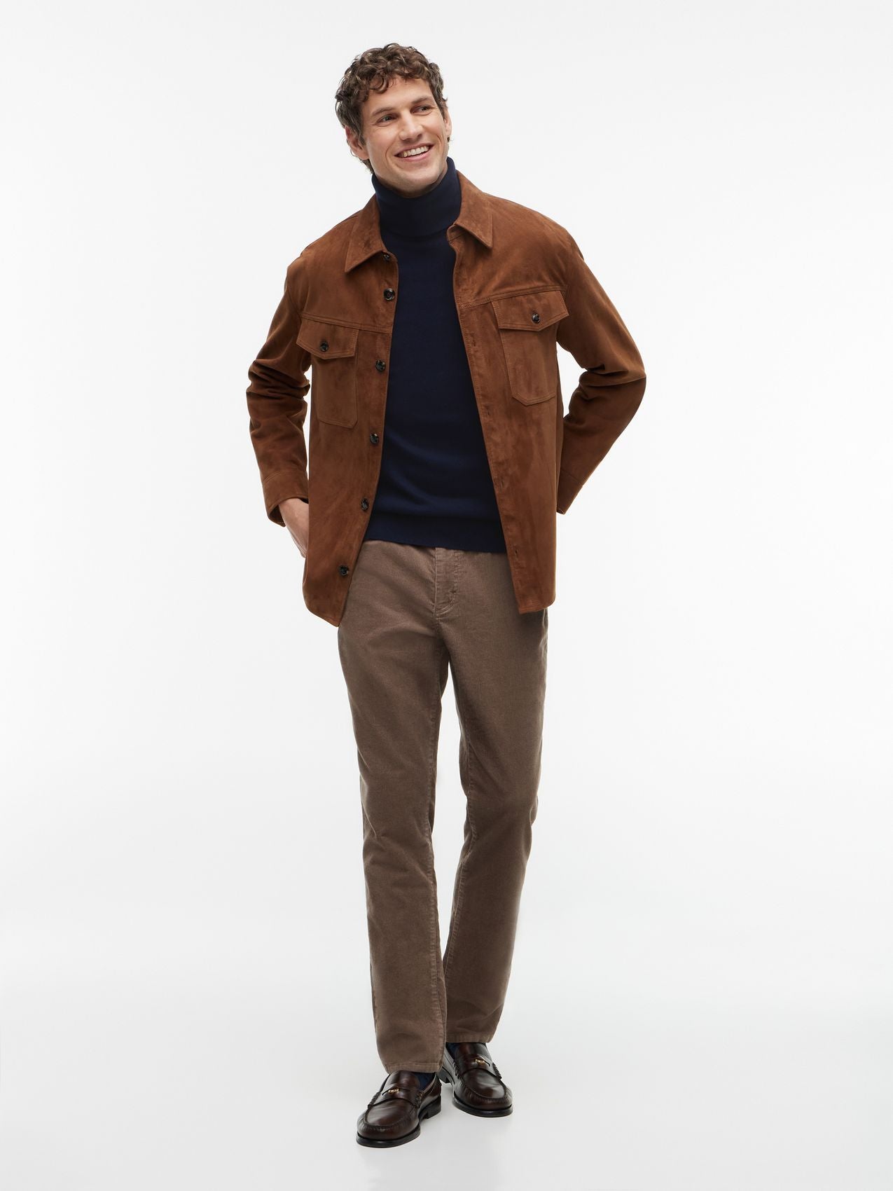 PIMA ORG CTN CASHMERE ROLL NECK