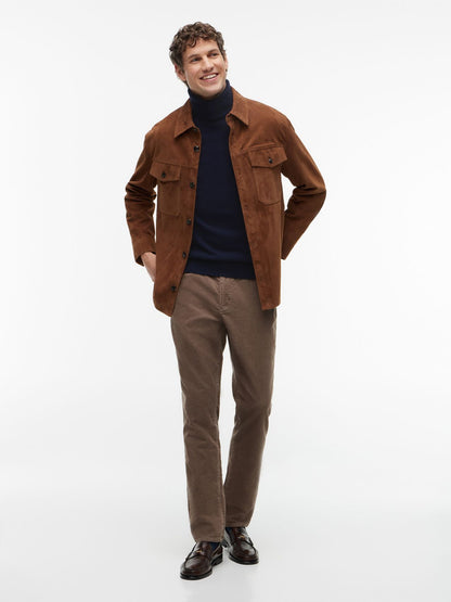 PIMA ORG CTN CASHMERE ROLL NECK