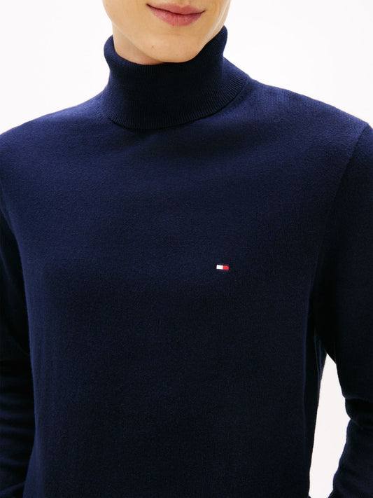 PIMA ORG CTN CASHMERE ROLL NECK
