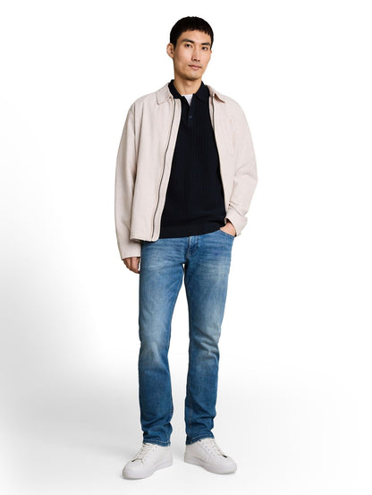TOM TAILOR Strick-Poloshirt aus Baumwolle