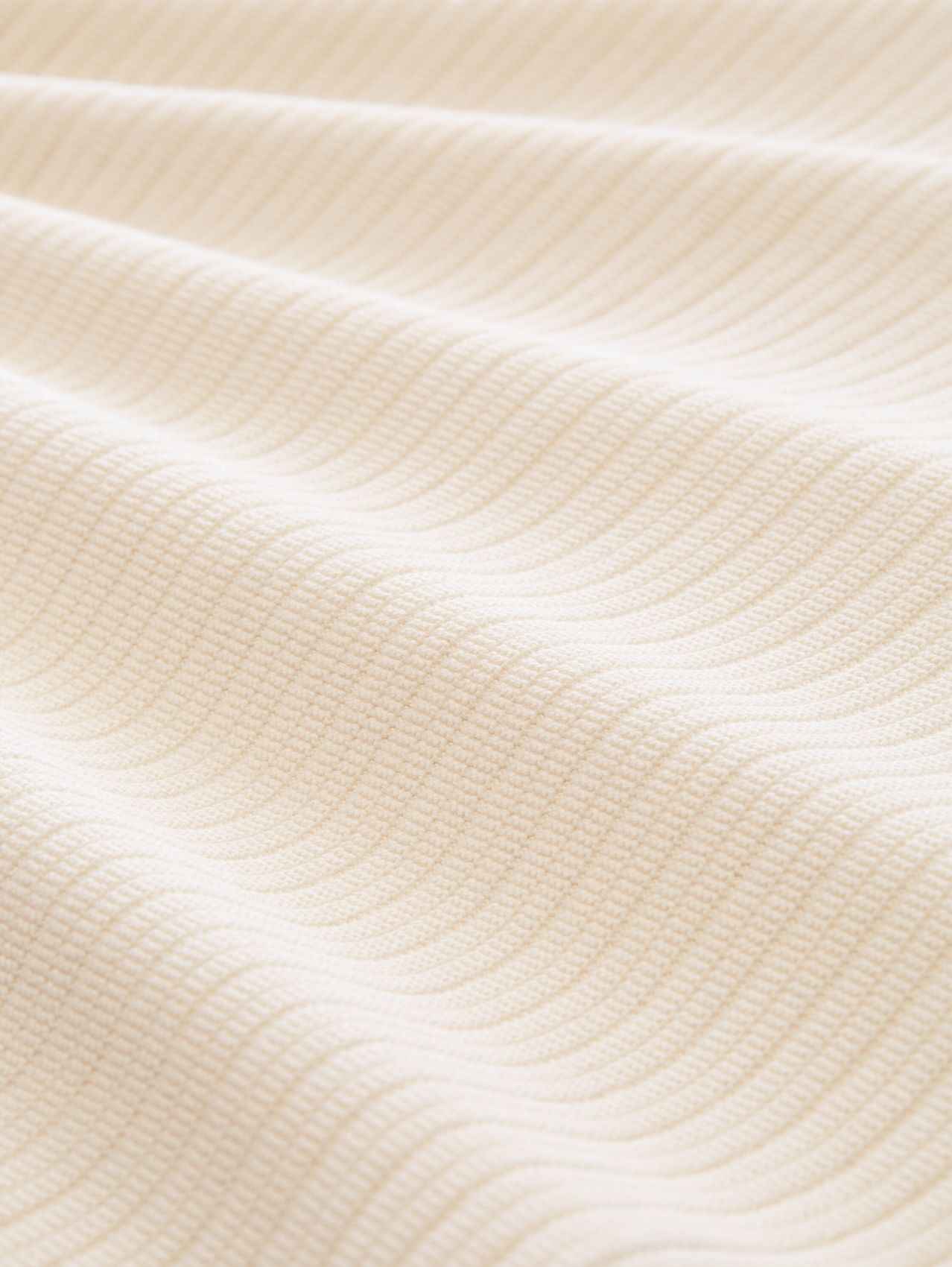 TOM TAILOR Strick-Poloshirt aus Baumwolle