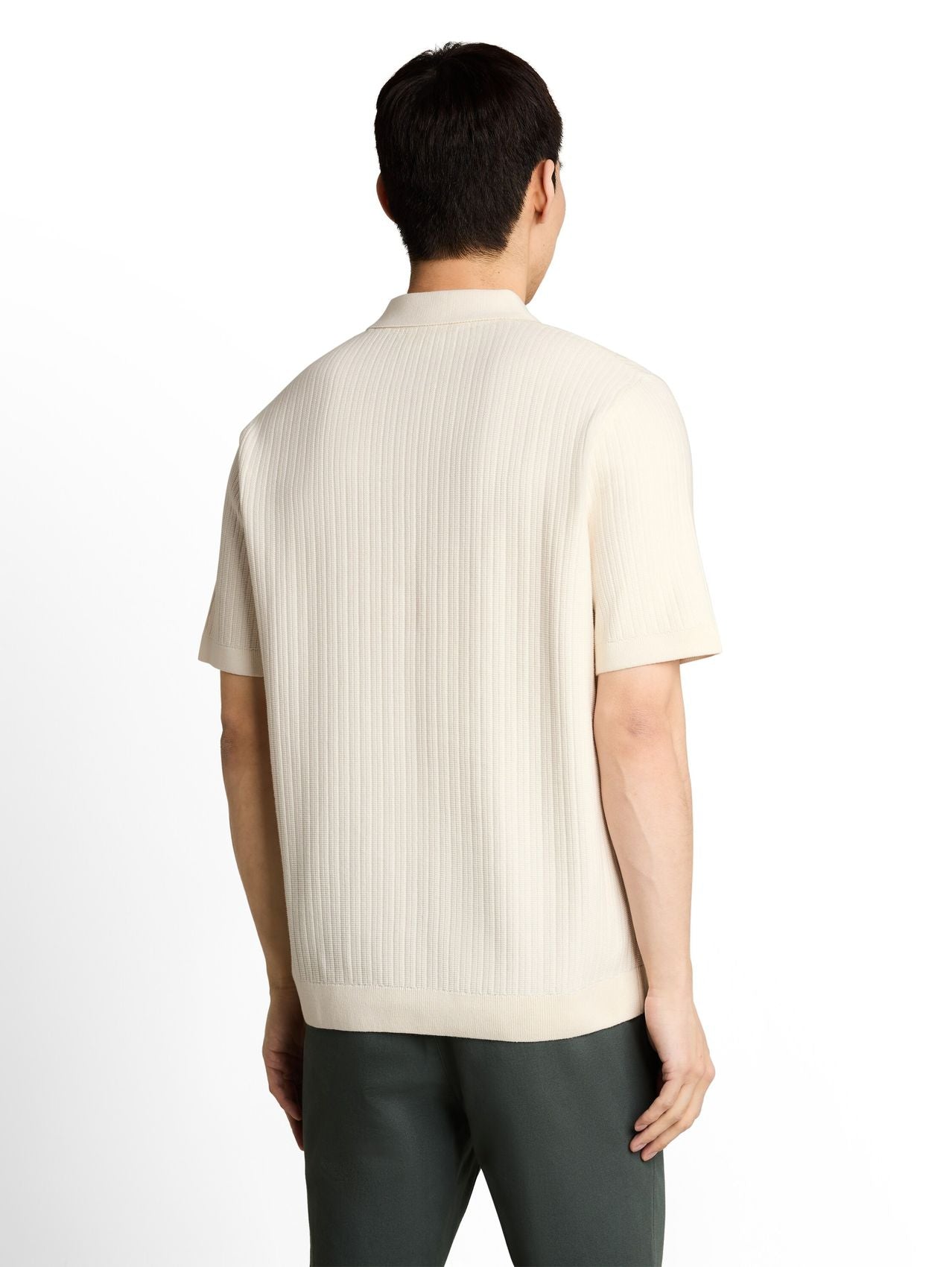 TOM TAILOR Strick-Poloshirt aus Baumwolle