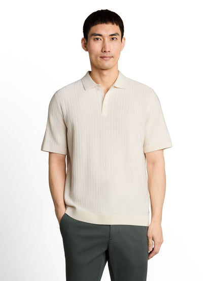 TOM TAILOR Strick-Poloshirt aus Baumwolle