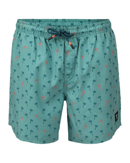 INTERSPORT Palmen-Badeshorts mit Kordelzug