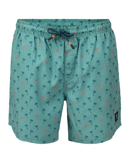 INTERSPORT Palmen-Badeshorts mit Kordelzug