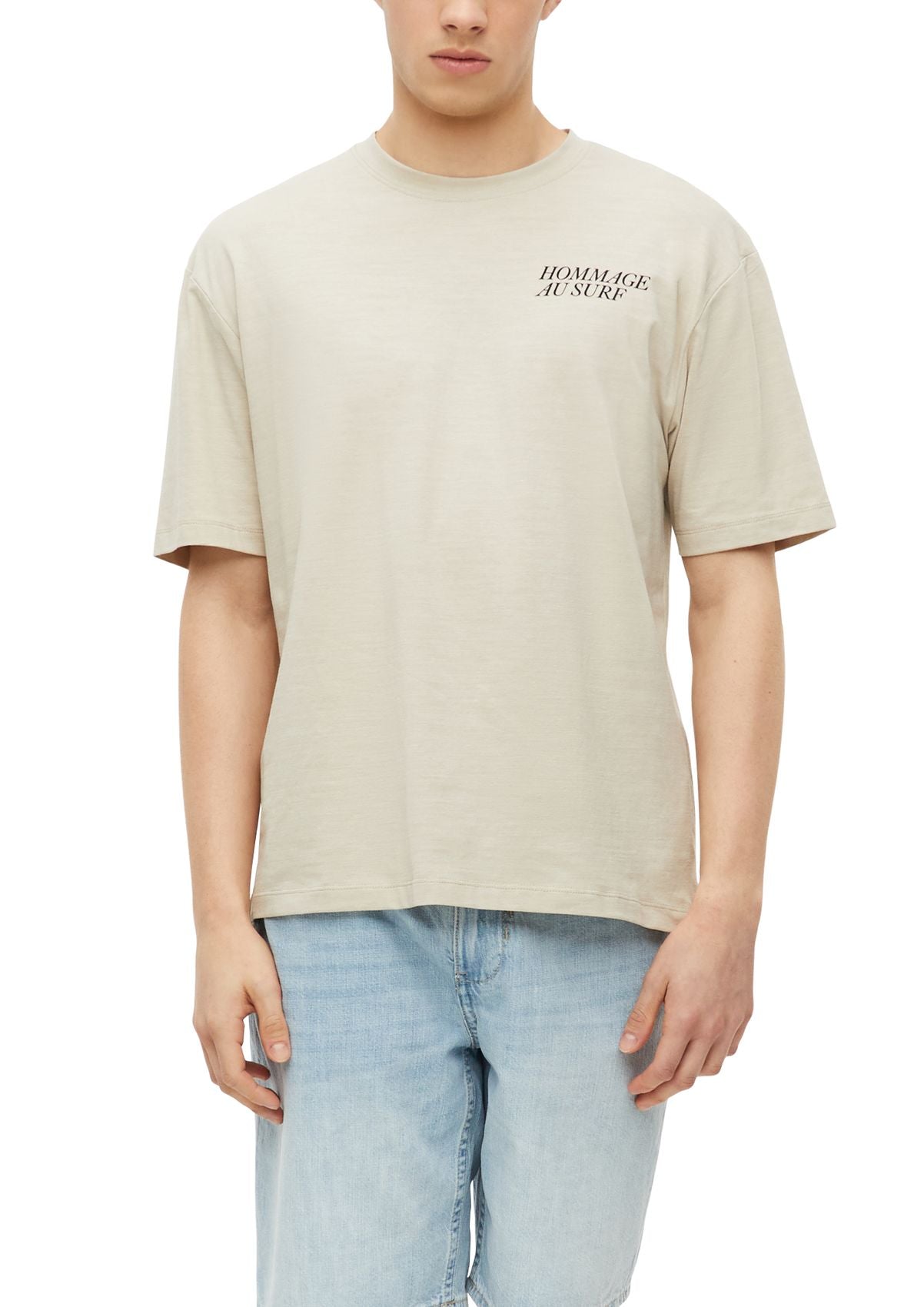 S.OLIVER T-Shirt mit Front- und Rückenprint