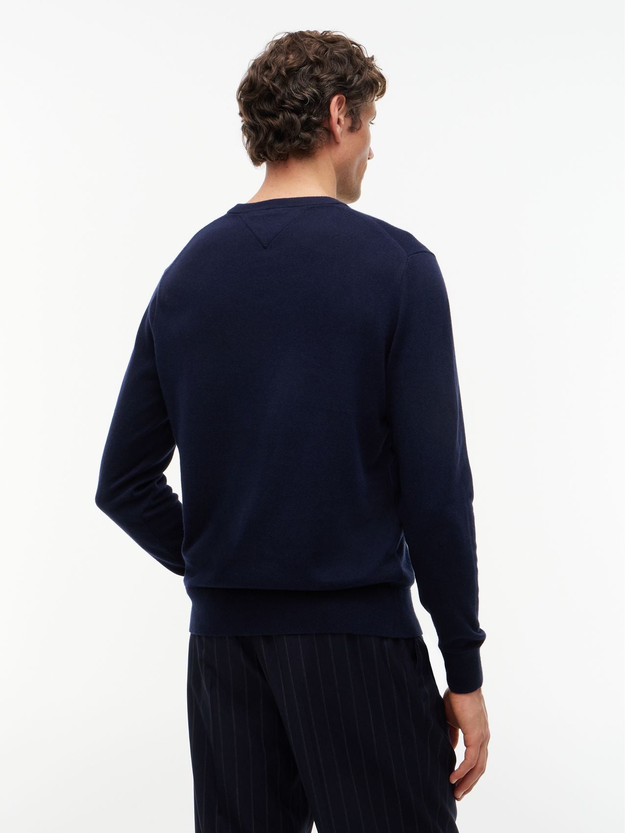 TOMMY HILFIGER PIMA ORG CTN CASHMERE CREW NECK