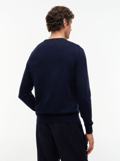 TOMMY HILFIGER PIMA ORG CTN CASHMERE CREW NECK