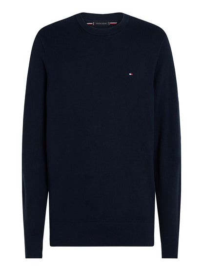 TOMMY HILFIGER PIMA ORG CTN CASHMERE CREW NECK