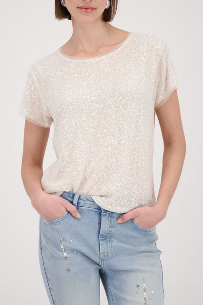 MONARI T-Shirt, marble 38