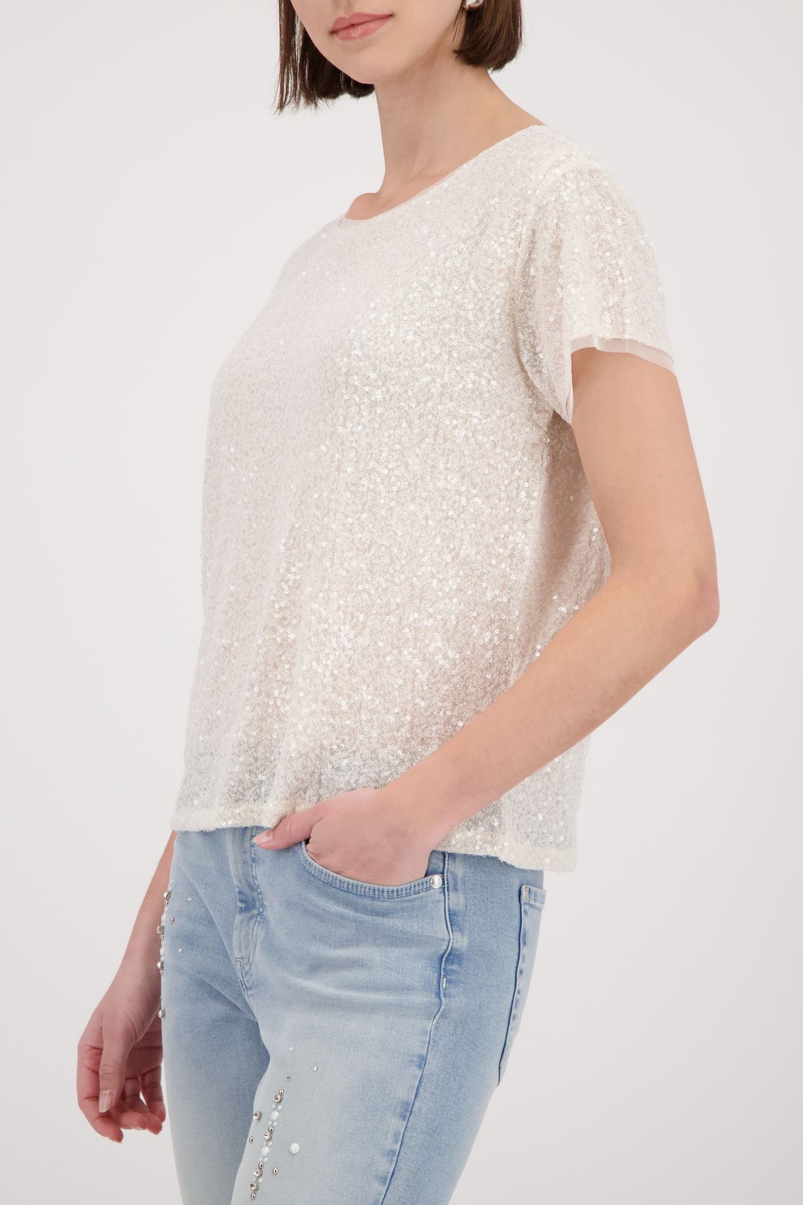 MONARI T-Shirt, marble