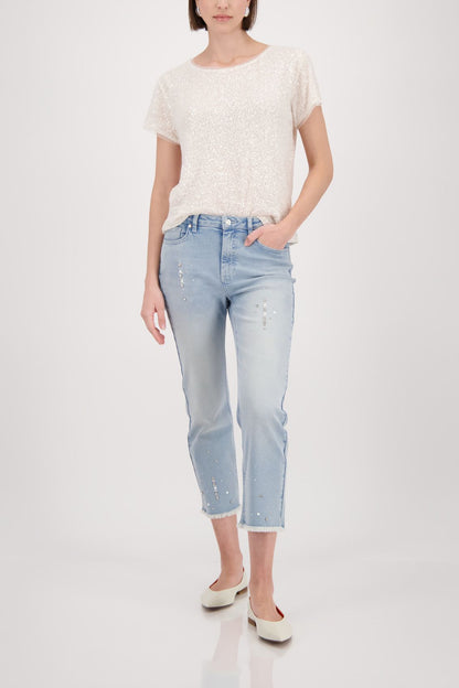 MONARI T-Shirt, marble