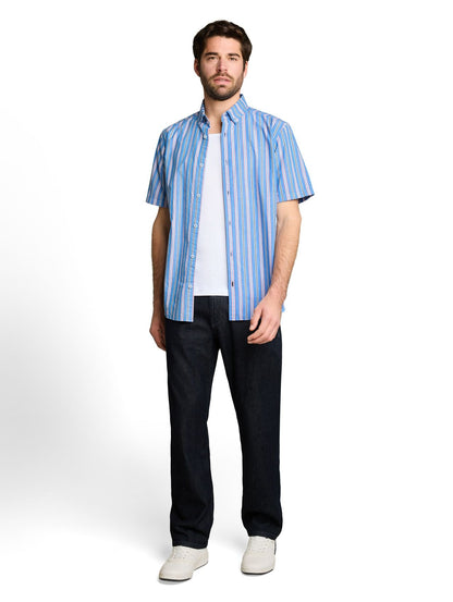 TOM TAILOR Regular Fit Kurzarmhemd mit Streifen