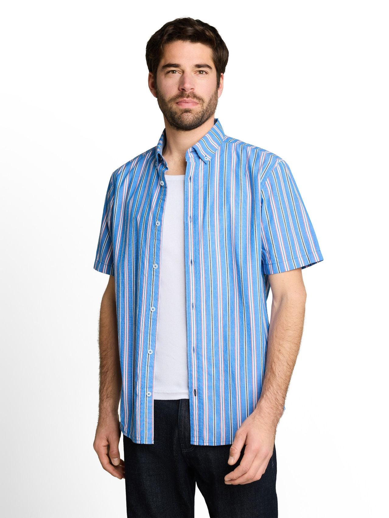 TOM TAILOR Regular Fit Kurzarmhemd mit Streifen