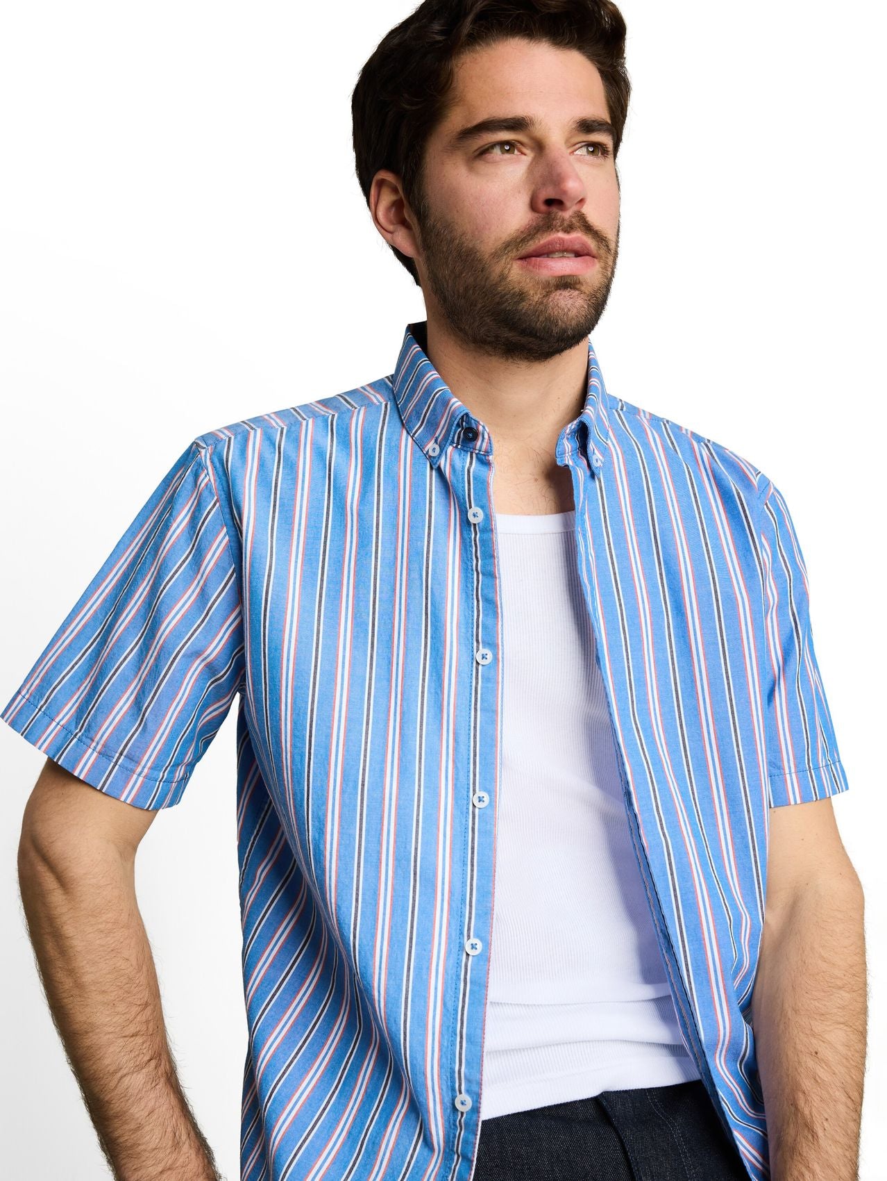 TOM TAILOR Regular Fit Kurzarmhemd mit Streifen
