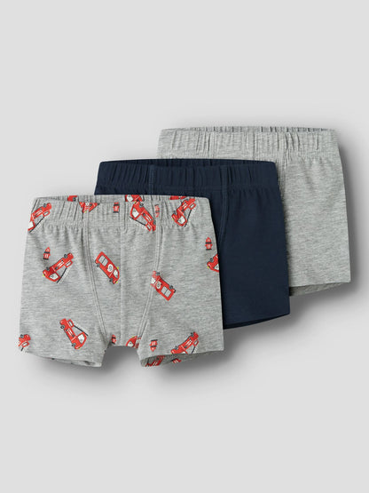 BESTSELLER NMMTIGHTS 3P GREY FIRETRUCK NOOS