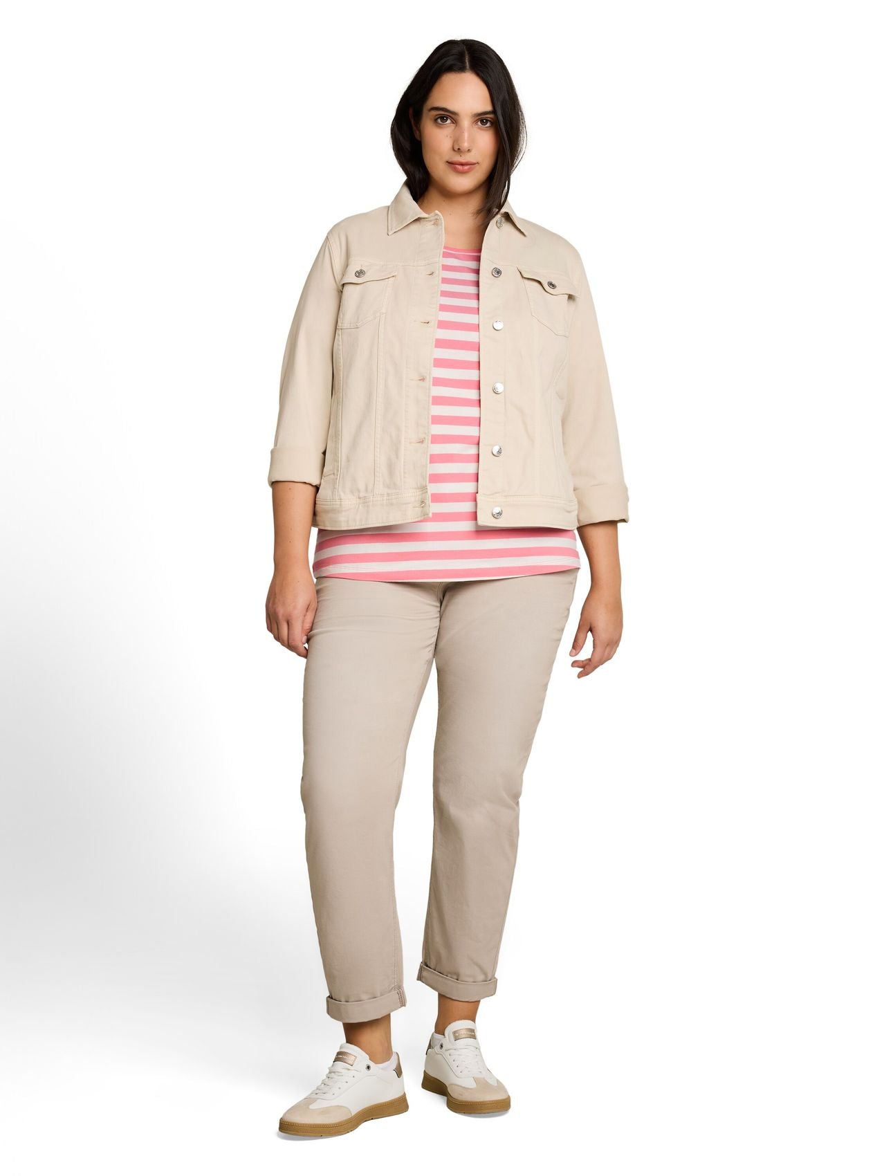 TOM TAILOR Plus Size - T-Shirt mit Stickerei