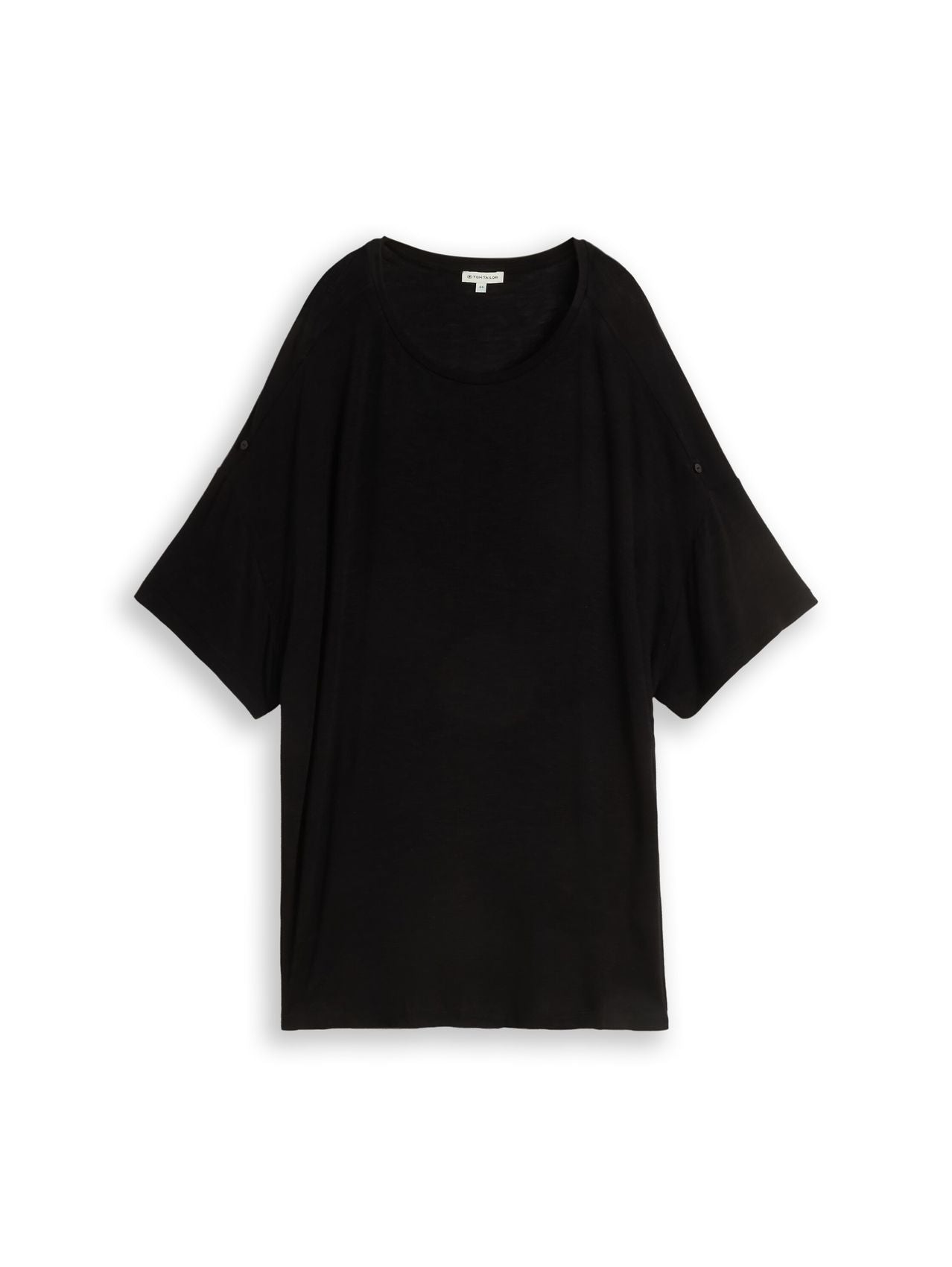 TOM TAILOR Plus Size - T-Shirt mit Turn-Up-Funktion 52