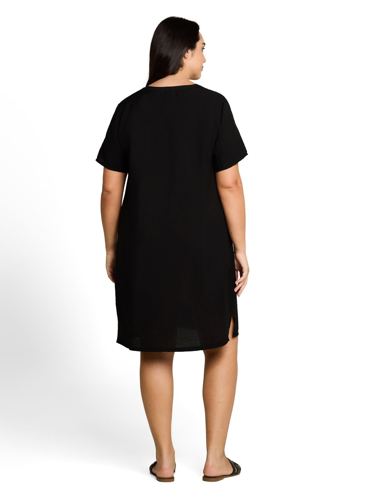 TOM TAILOR Plus Size - Kleid mit V-Ausschnitt