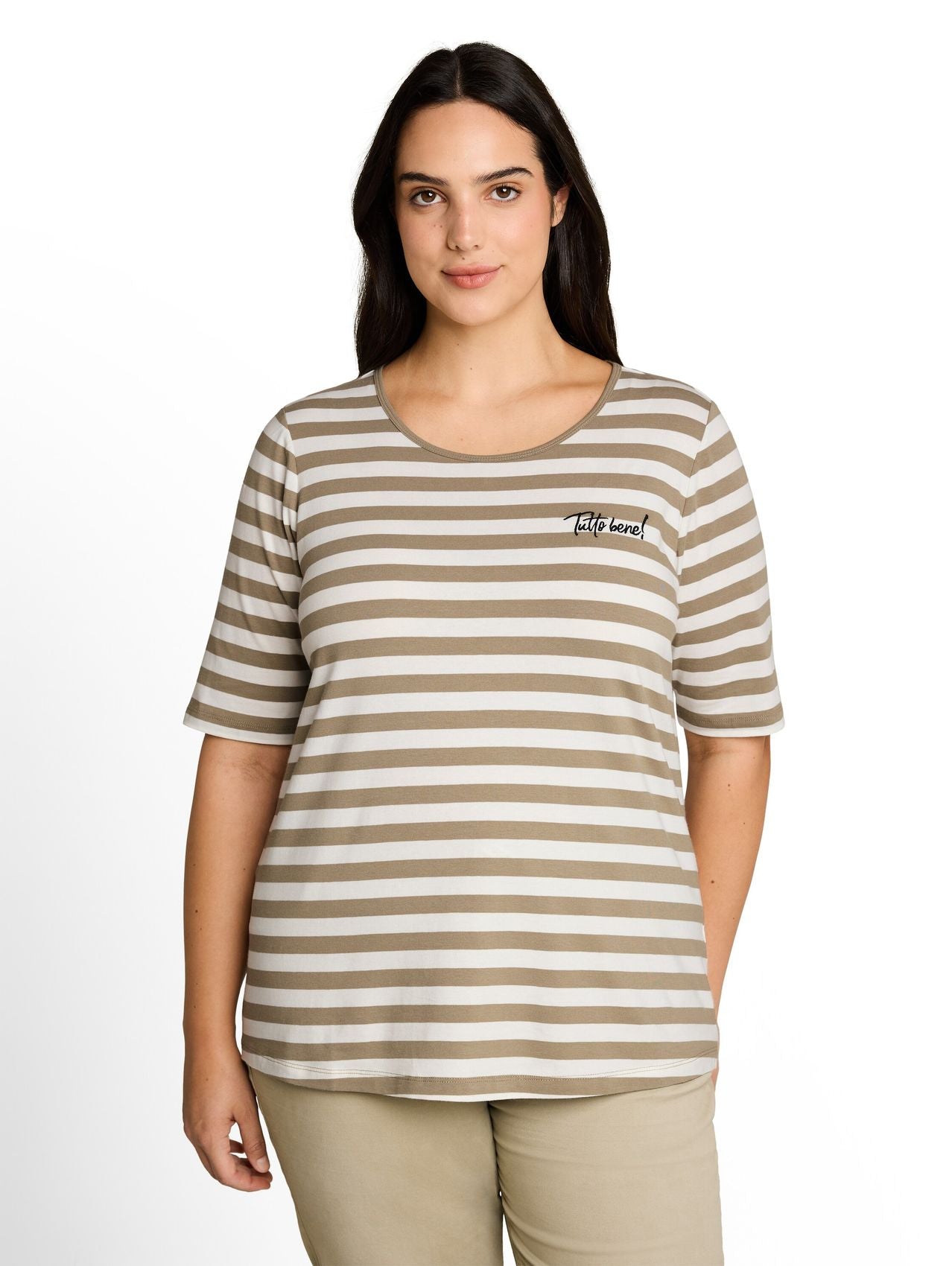 TOM TAILOR Plus Size - T-Shirt mit Stickerei