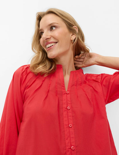 Bluse mit Serafino-Kragen "Valesca"