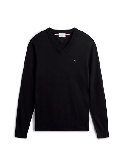 TOMMY HILFIGER PIMA ORG CTN CASHMERE V NECK