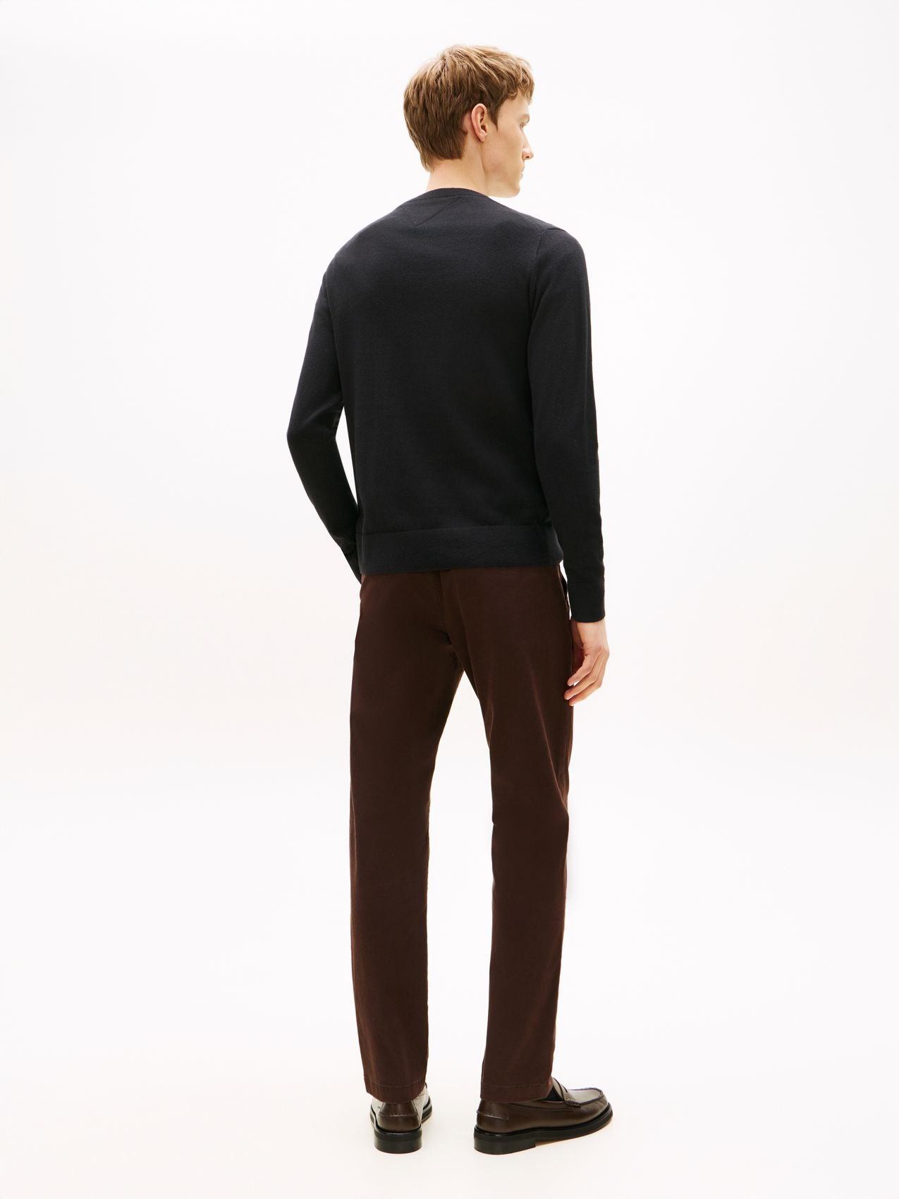 TOMMY HILFIGER PIMA ORG CTN CASHMERE V NECK