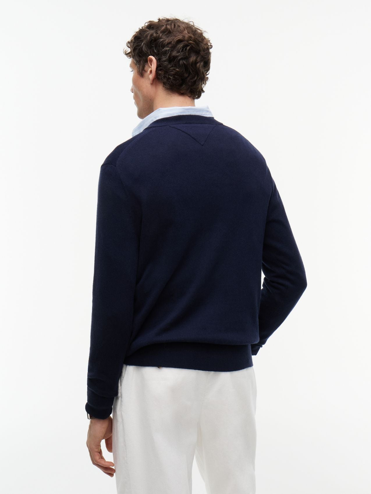 TOMMY HILFIGER PIMA ORG CTN CASHMERE V NECK