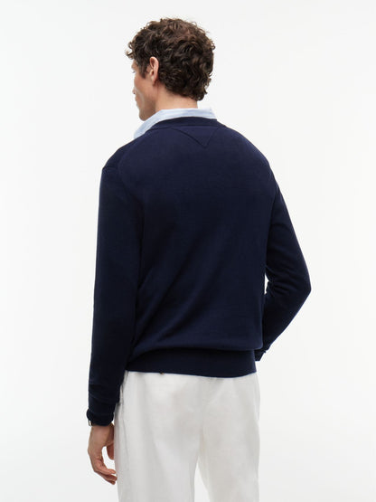 TOMMY HILFIGER PIMA ORG CTN CASHMERE V NECK