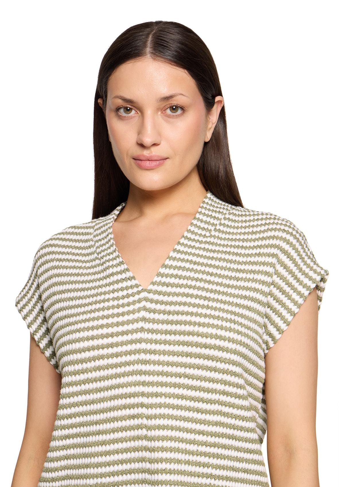 CARTOON Ringelshirt mit V-Ausschnitt