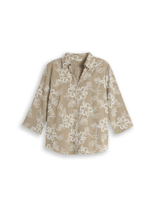 TOM TAILOR Plus Size - Bluse mit Stickerei 46