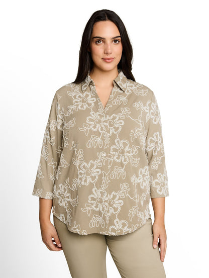 TOM TAILOR Plus Size - Bluse mit Stickerei