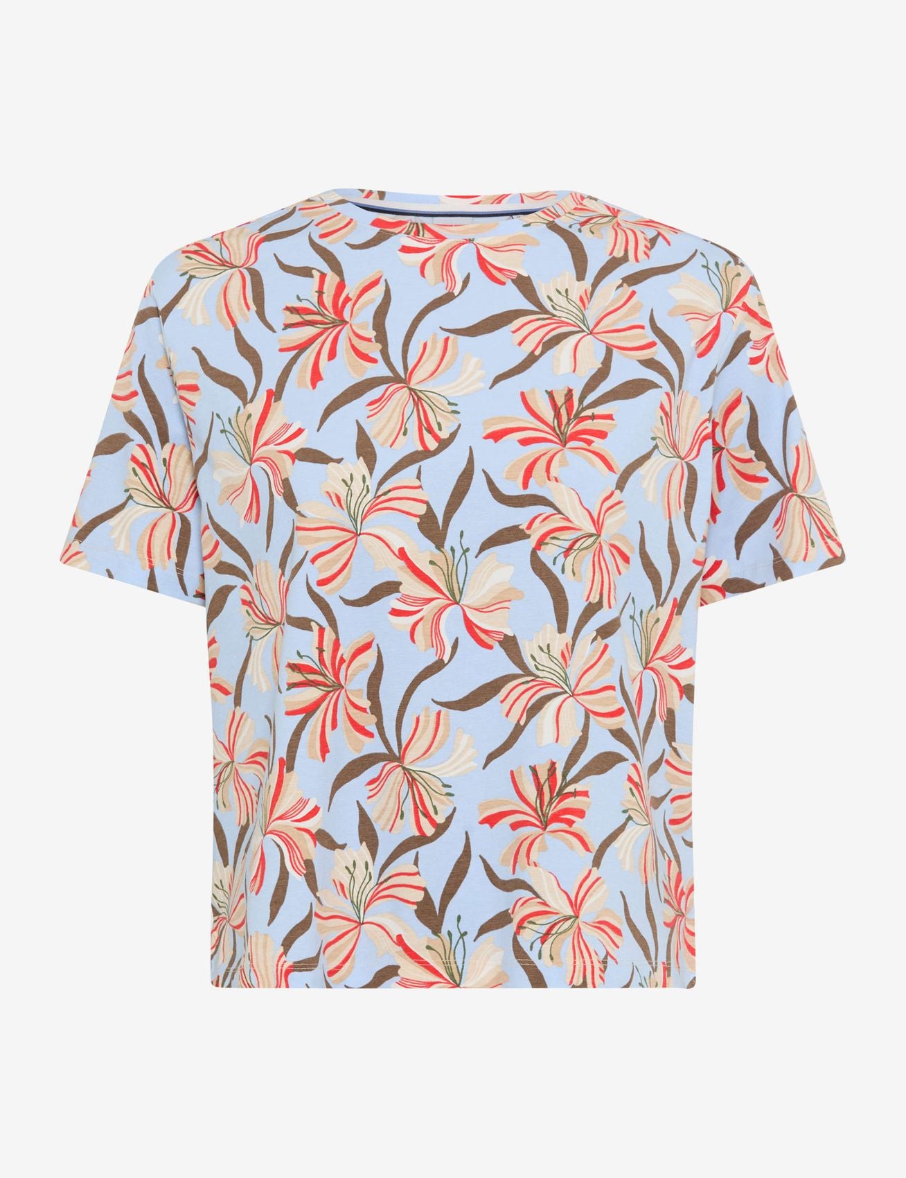 Jersey-Shirt mit Blumenmuster "Cara S"