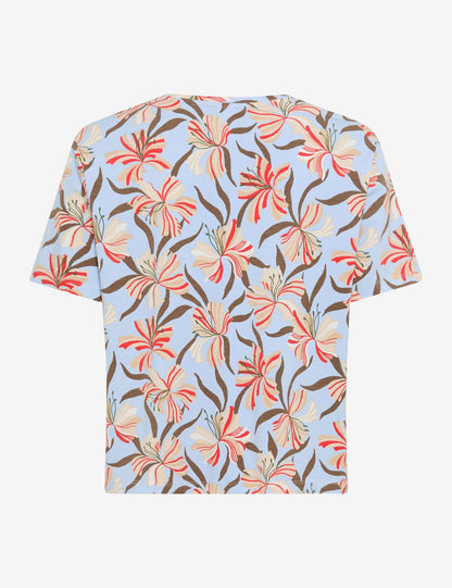 Jersey-Shirt mit Blumenmuster "Cara S"