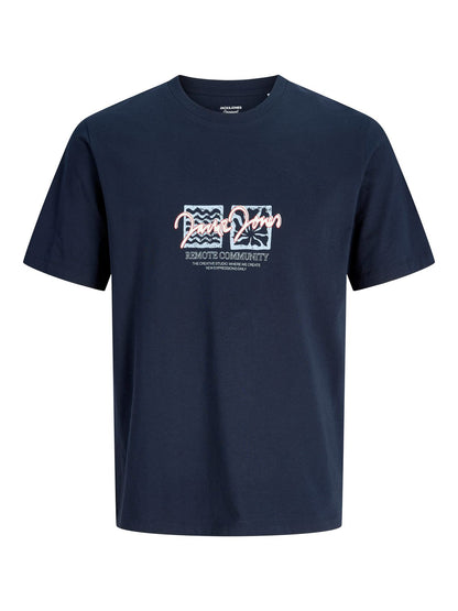 JACK & JONES JORRIVIERA FRONT TEE SS CREW NECK FST XXL