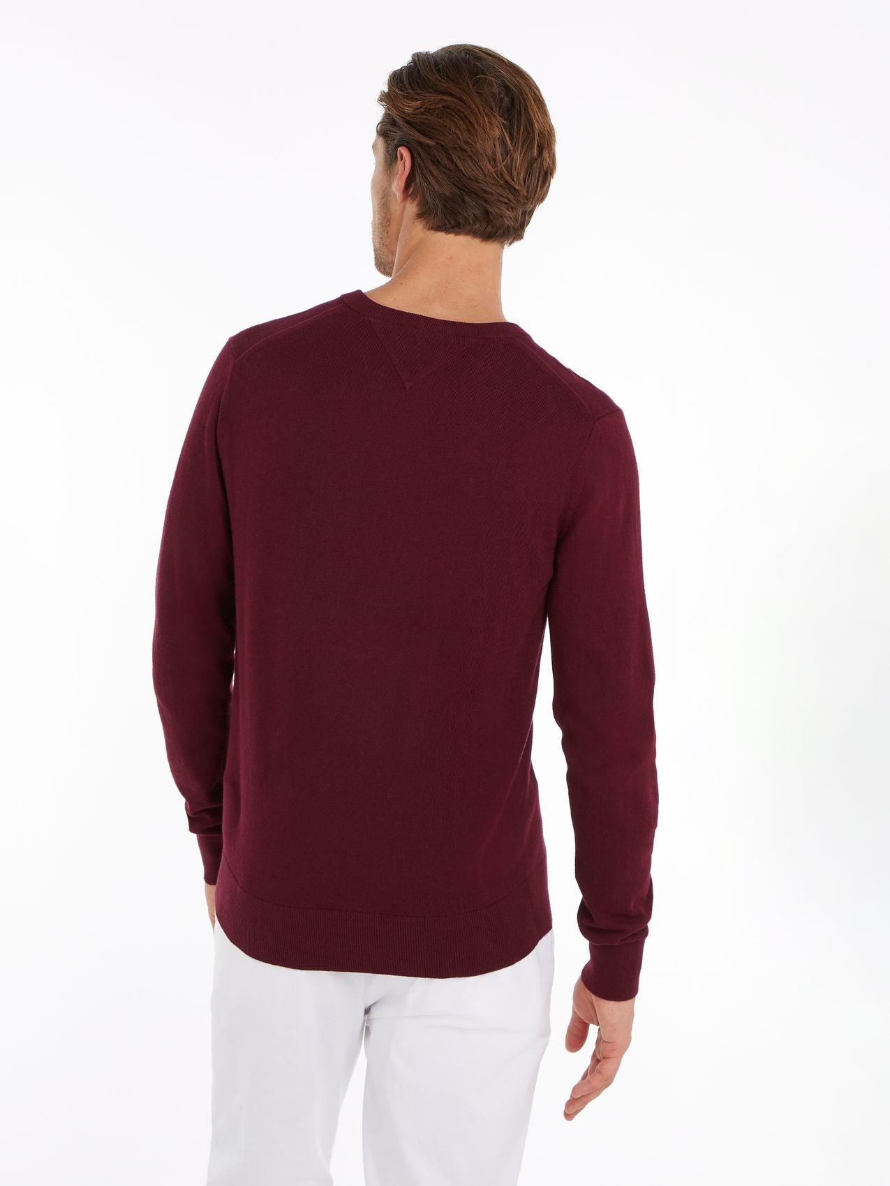 PIMA ORG CTN CASHMERE V NECK