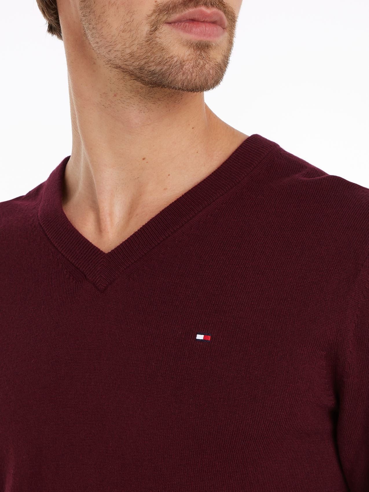 PIMA ORG CTN CASHMERE V NECK