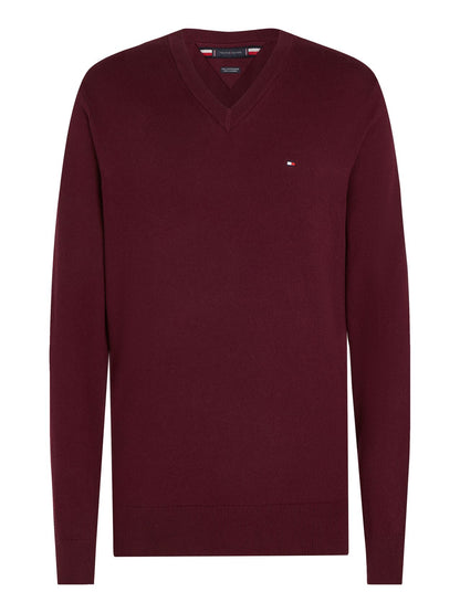 PIMA ORG CTN CASHMERE V NECK