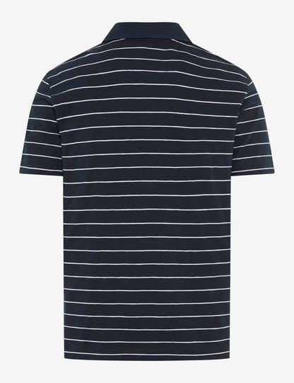 Gestreiftes Baumwoll-Poloshirt "Paz"