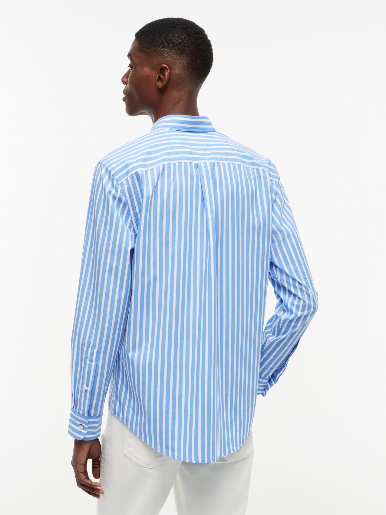 TOMMY HILFIGER FLEX POPLIN SEASONAL STRIPE SHT
