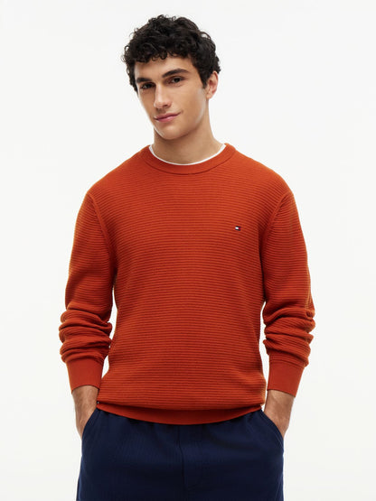 TOMMY HILFIGER SEASONAL STRUCTURE CREW NECK