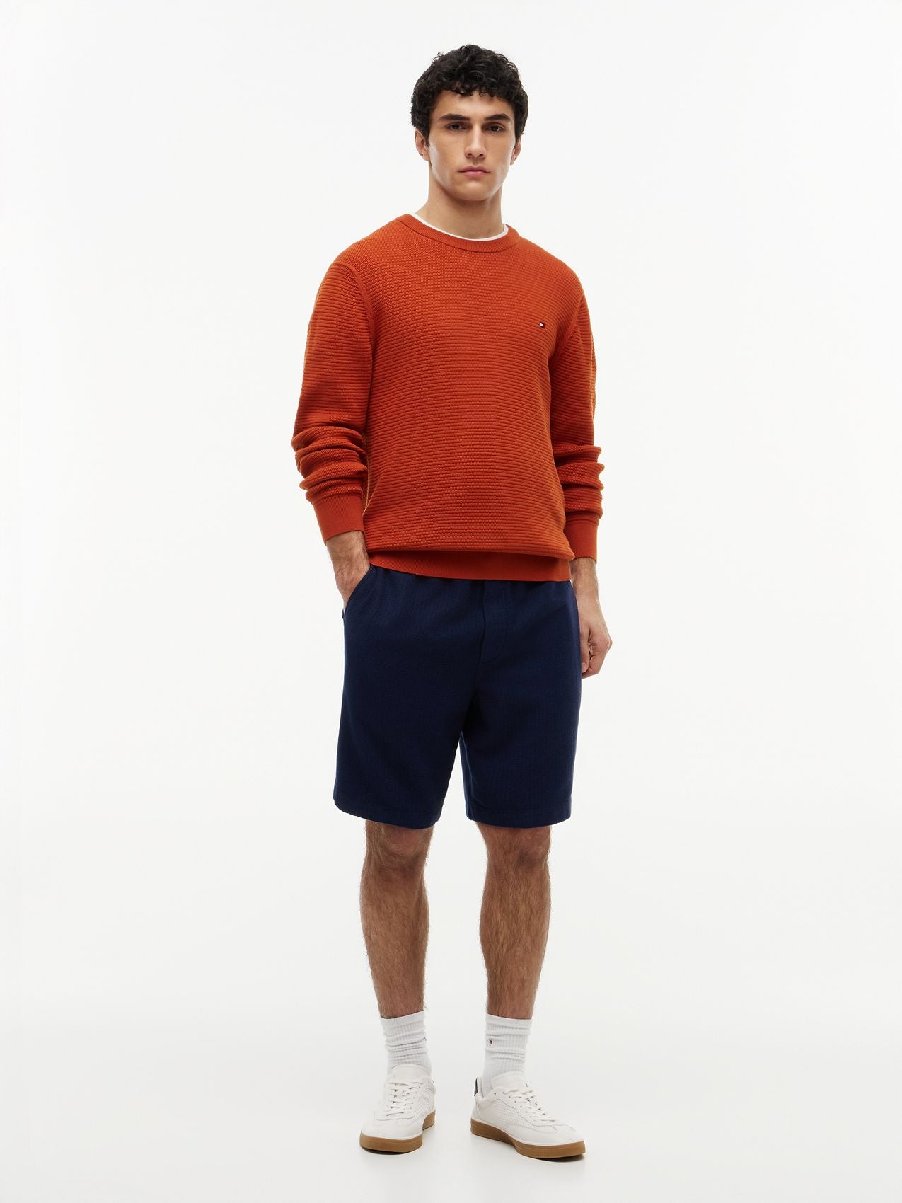 TOMMY HILFIGER SEASONAL STRUCTURE CREW NECK