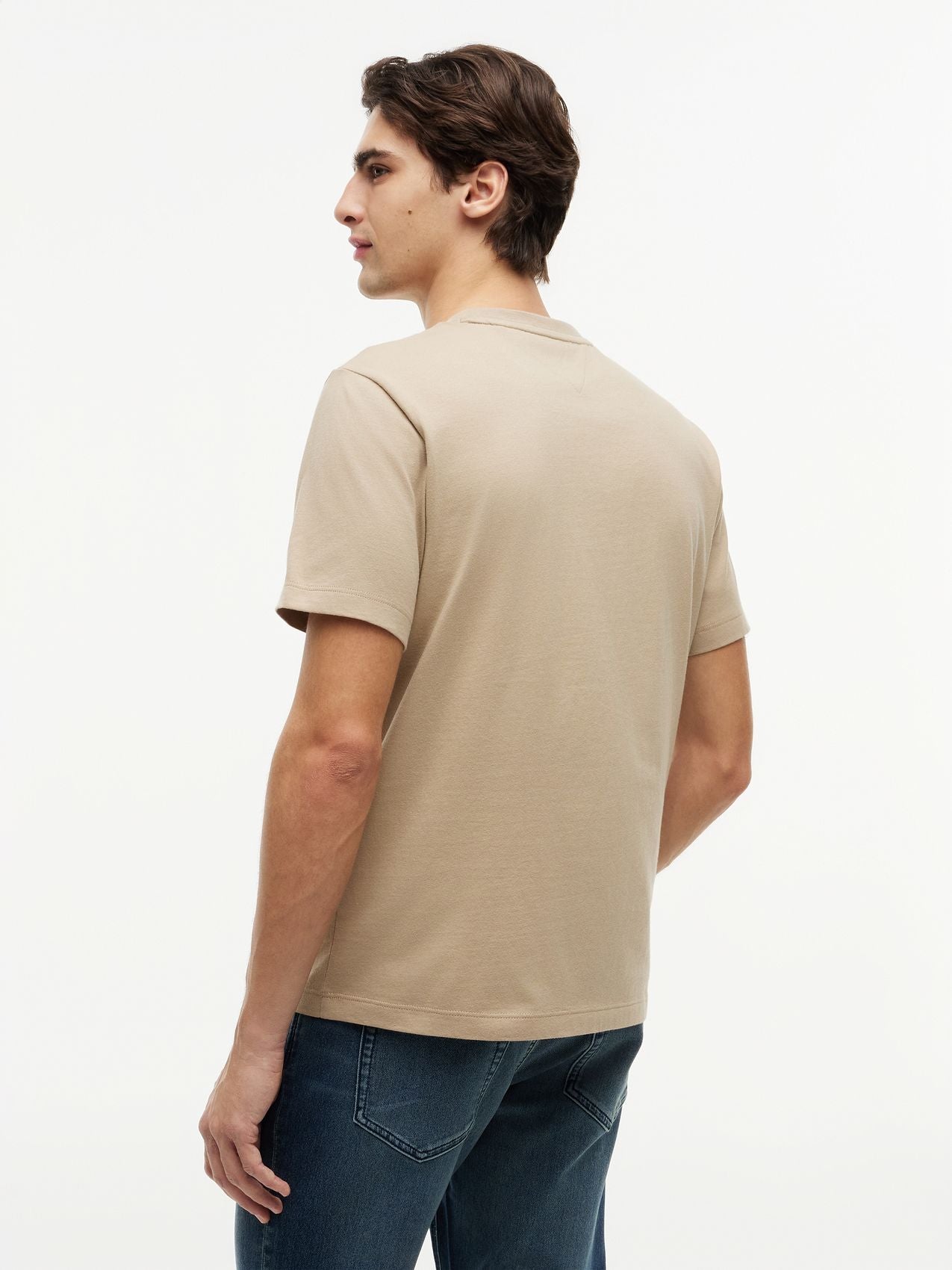 TOMMY HILFIGER Rundhals T-Shirt mit Stickerei