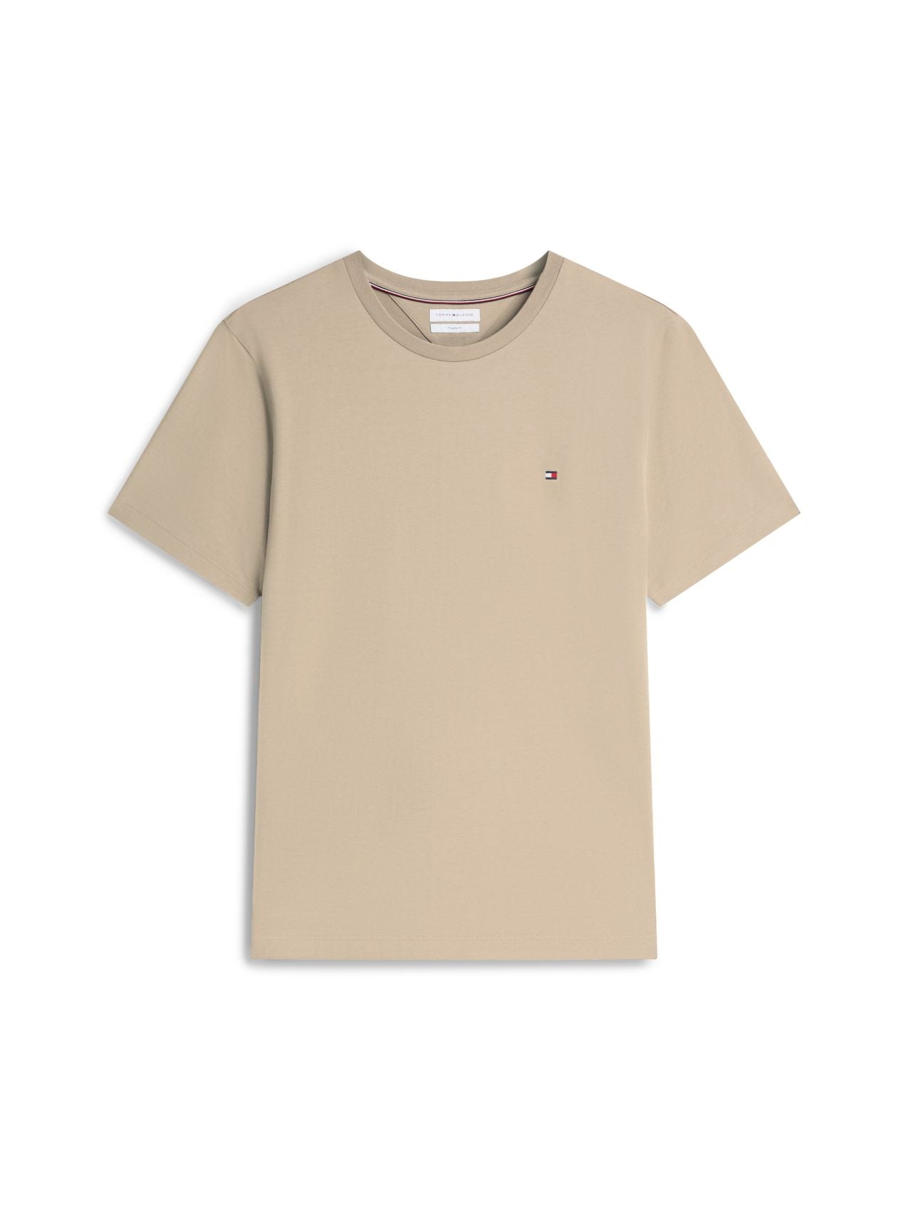 TOMMY HILFIGER Rundhals T-Shirt mit Stickerei