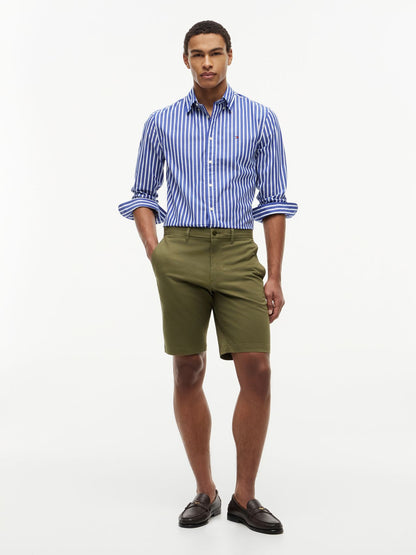 TOMMY HILFIGER Gestreiftes Popeline Button down Hemd