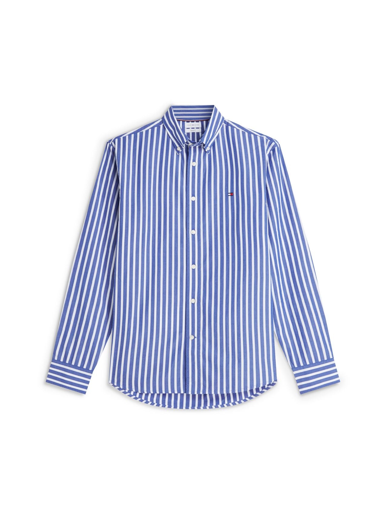 TOMMY HILFIGER Gestreiftes Popeline Button down Hemd