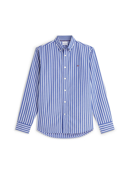 TOMMY HILFIGER Gestreiftes Popeline Button down Hemd