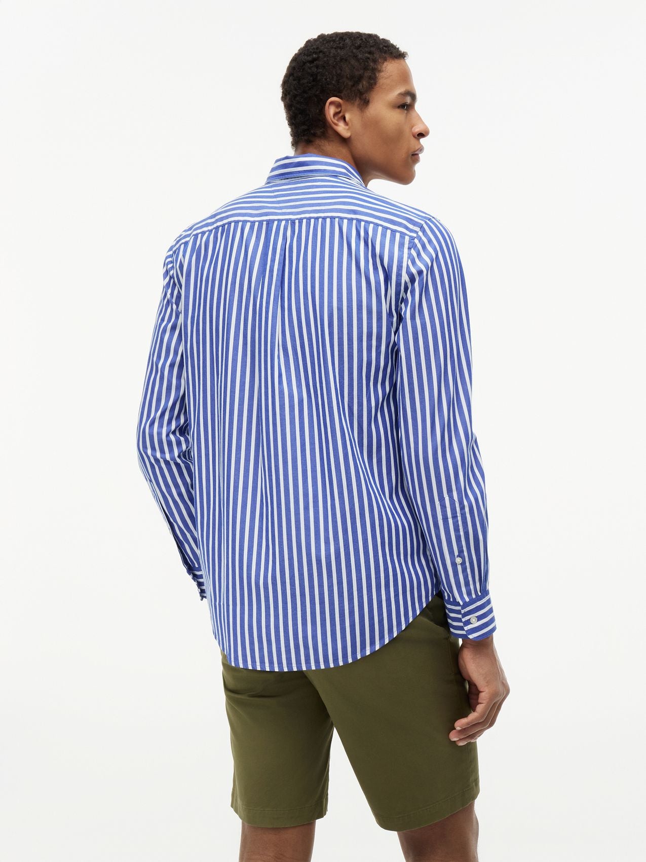 TOMMY HILFIGER Gestreiftes Popeline Button down Hemd