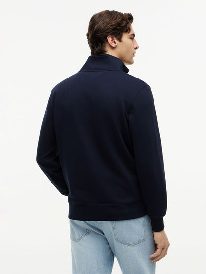 TOMMY HILFIGER ESSENTIAL TERRY NEW 1/4 ZIP