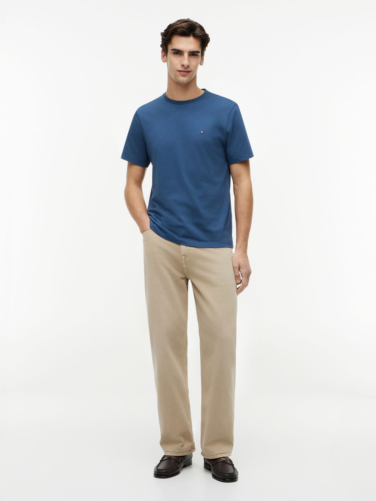 TOMMY HILFIGER ESS SEASONAL REG FIT SOLID TEE